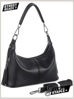 Small Hobo Purse Shoulder Bag Crossbody Top Handle Tote Handbag with Strap